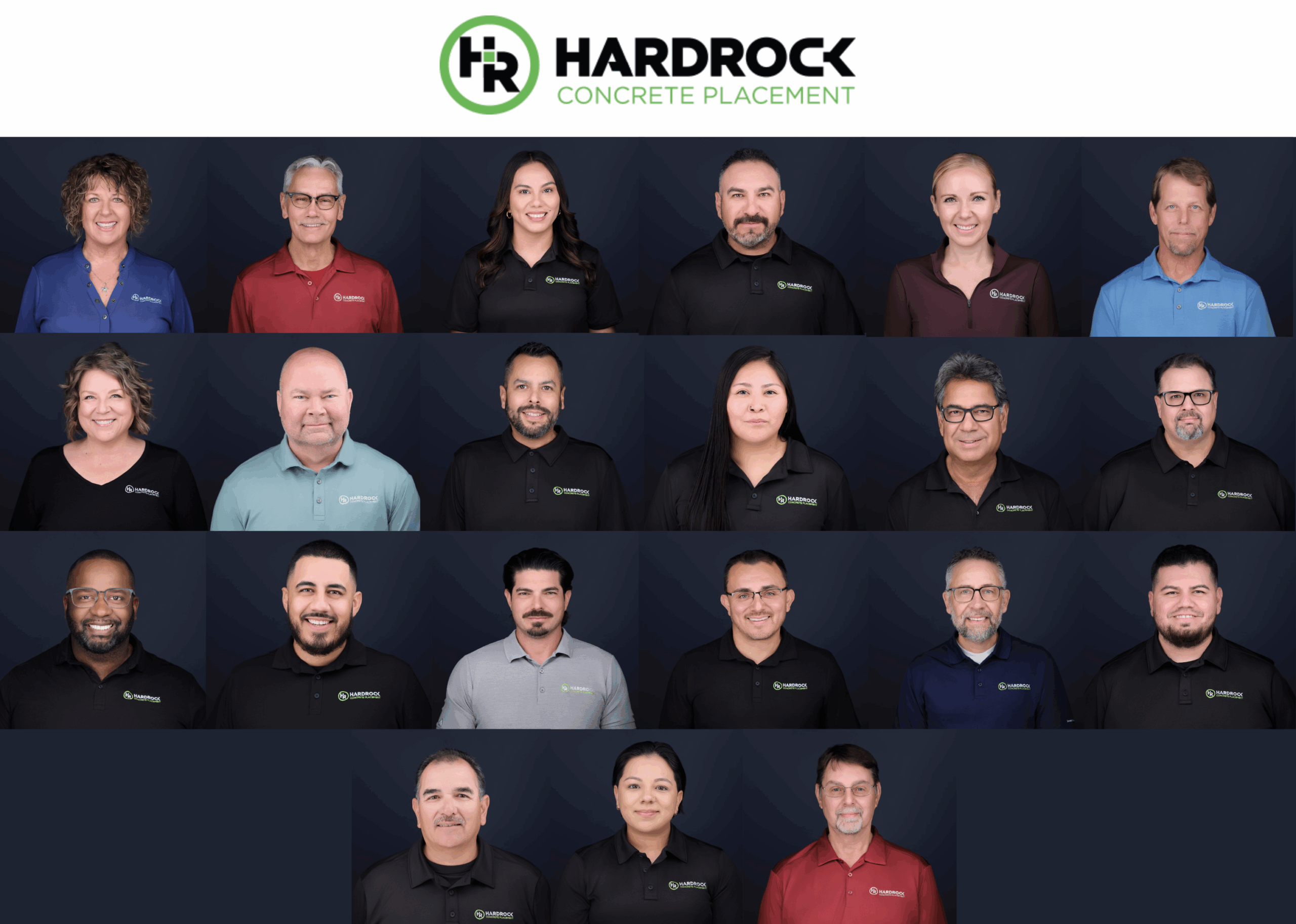 Hardrock Team Headshots Grid